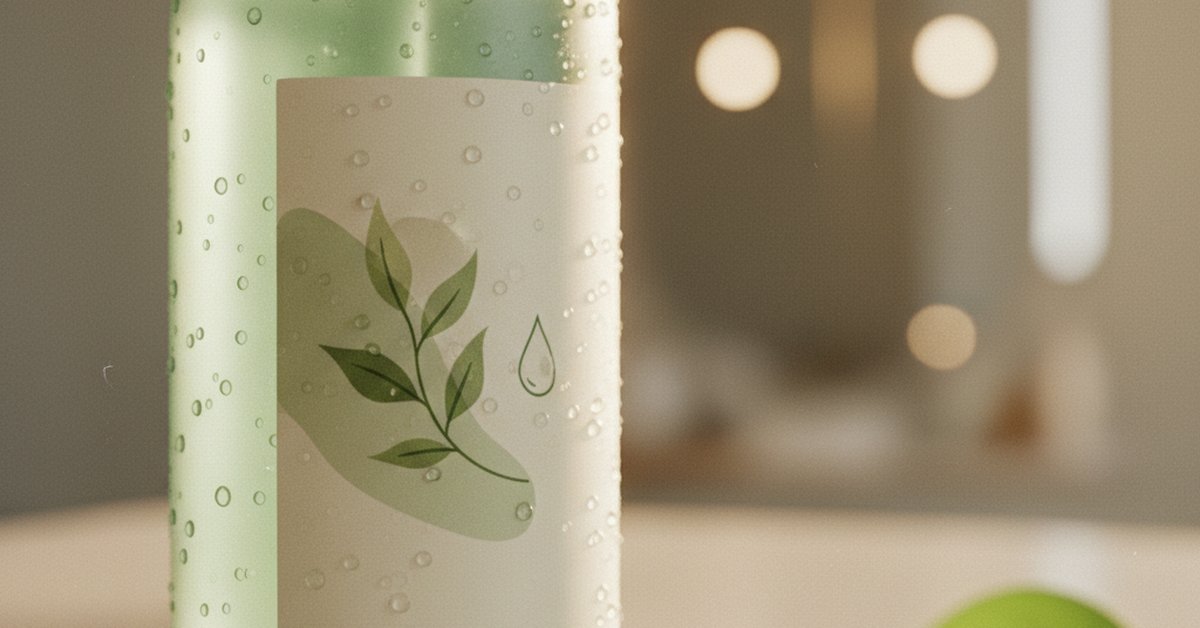 Tonik bez alkoholu do cery tłustej: czysta, matowa skóra.