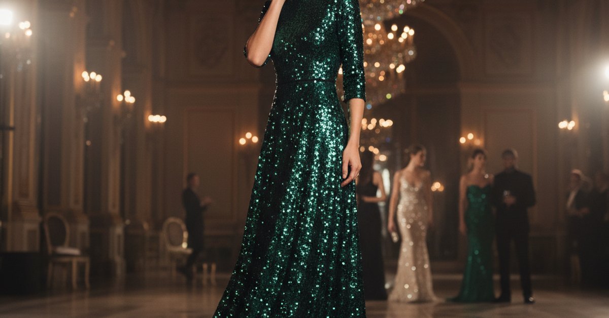 Stylizacje wieczorowe z cekinami: Błyszcz na każdą okazję!